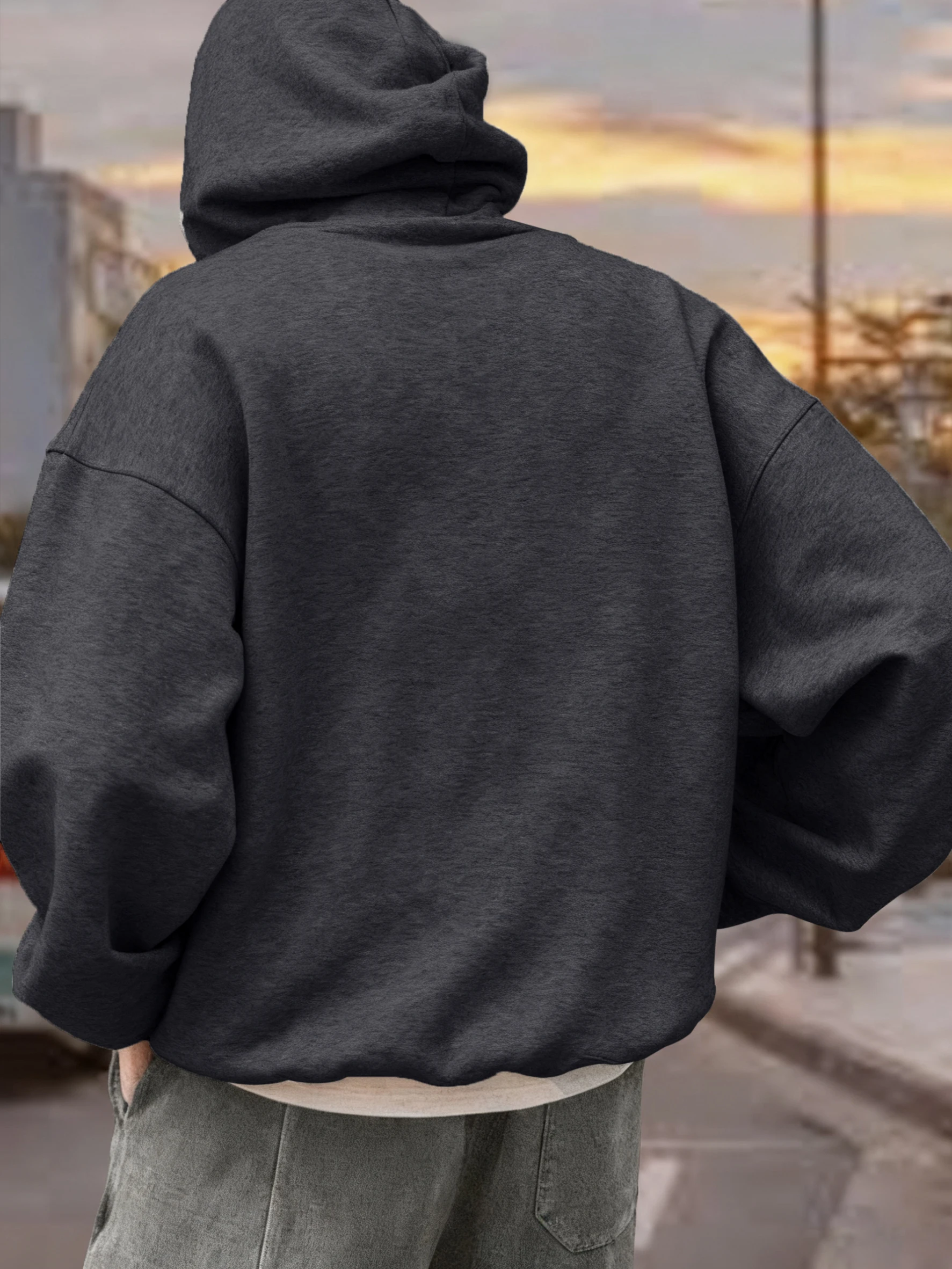 مرسيليا فرنسا العلم الطباعة الرجال هوديي الخريف الصوف الدافئة بلوزات عادية فضفاض جيب ملابس رياضية الملابس الرياضية الذكور #2