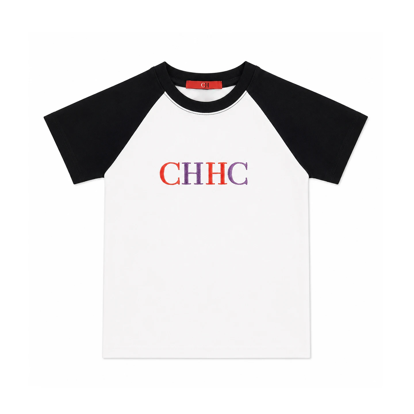 CH Jungen Raglan T-Shirt Kurzarm Buchstabendruck Farbblock Rundhals Lässiges Sommer-T-Shirt Kinder Oberteile – Detail 8