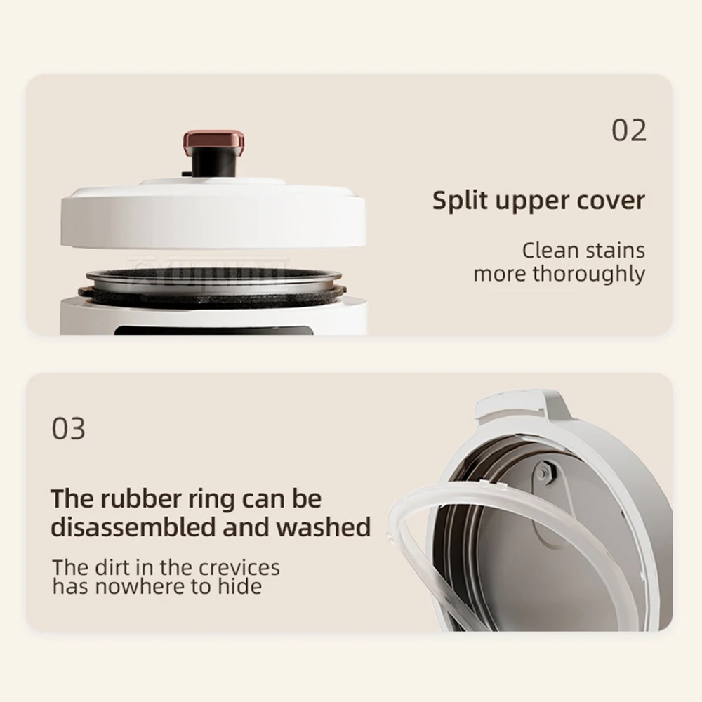 

5L Olla Presion Electric Pressure Cooker Intelligent Kookplaat Elektrisch Touch Screen