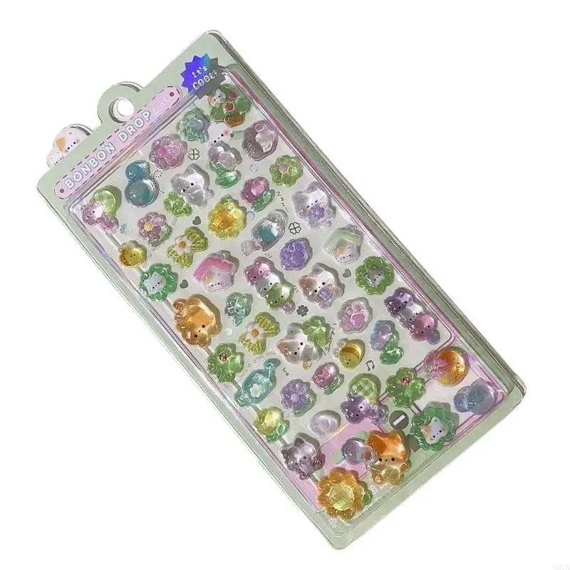 G8TA Cartoon 3d Animal Sticker สำหรับการตกแต่งโทรศัพท์เคสทำสำเนาการจัดทำการจัดแต่งสติ๊กเกอร์การสร้างแรงจูงใจสำหรับครู