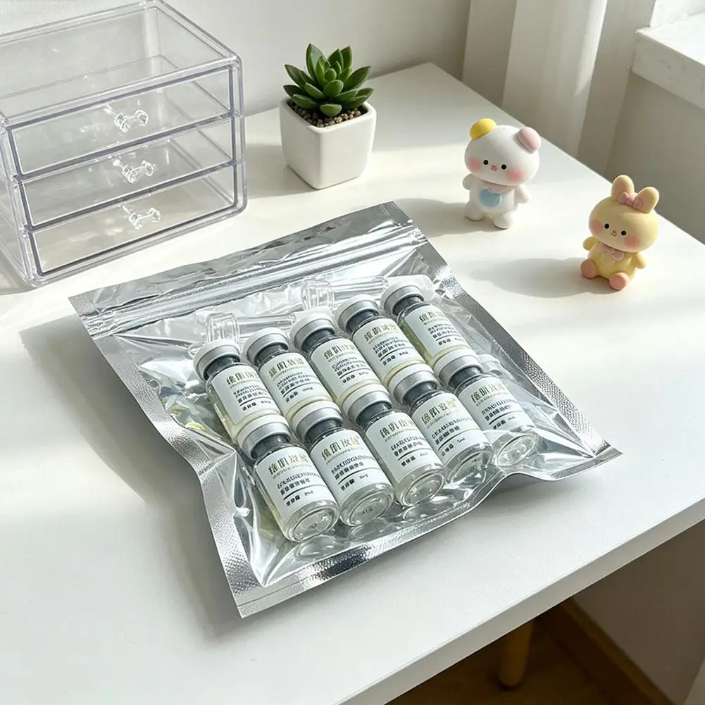 buy ghk-cu powder GHK-CU Copper Lyophilized Powder Anti-wrinkle And Firming Blue Copper Skin  Repair Freeze-dried Powder Set Reduce Fine Lines