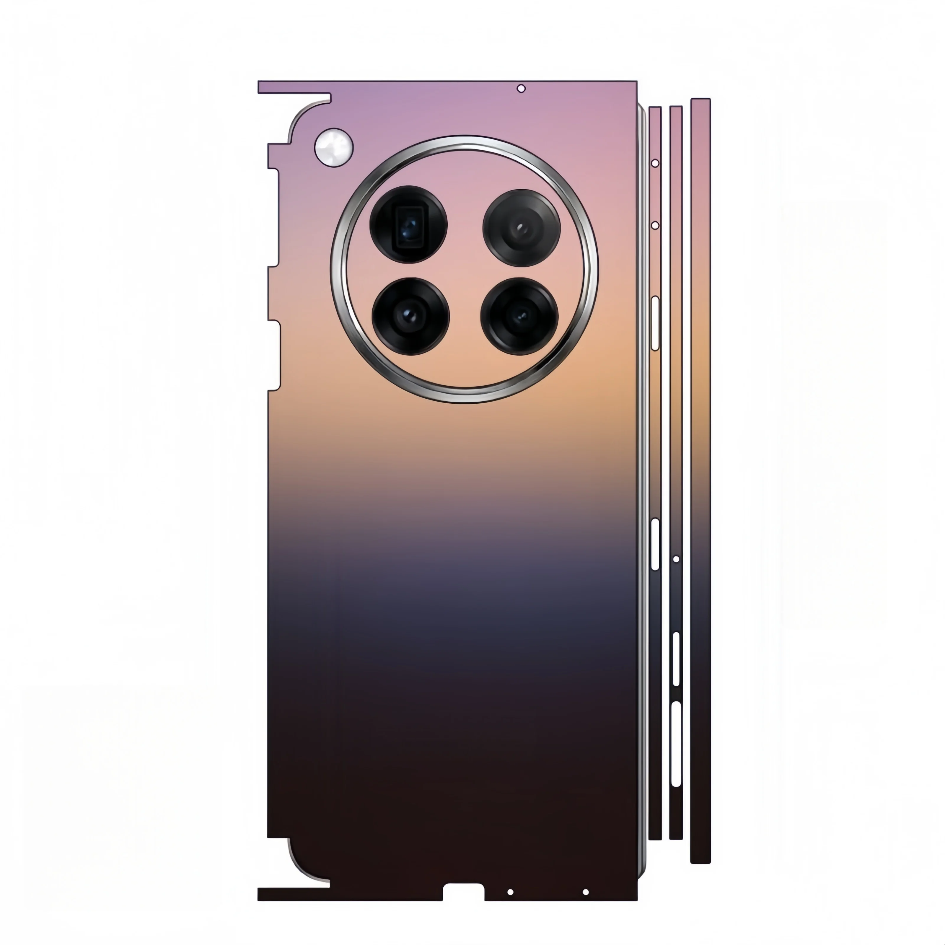 Autocollant anti-rayures color� pour OPPO Find N6 N5 N3, film de protection complet pour le dos, la charni�re et les c�t�s, pour OPPO Find N6