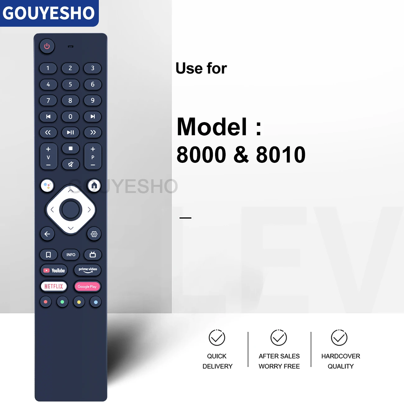 New Voice Remote Control for Nokia Streaming Box 8000 & 8010 TV