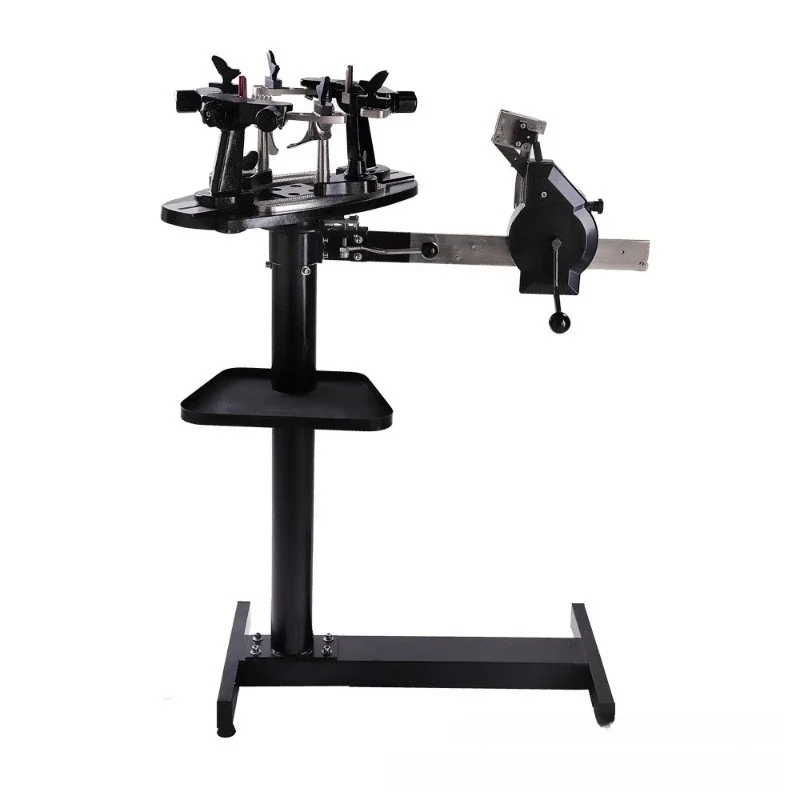 Vertical hand-cranked net feather racket threading machine, racket wire drawing machine