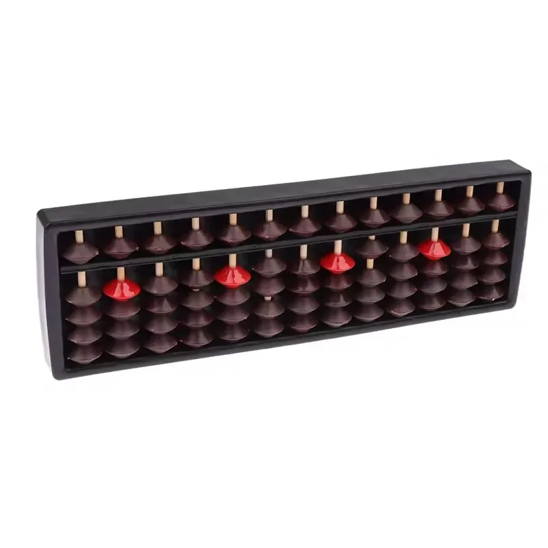 Tragbare Chinesische 1PC Mathematik Lernen Werkzeug Für Kinder 13 Ziffern Spalte Abacus Arithmetik Soroban Berechnen Spielzeug Zählen