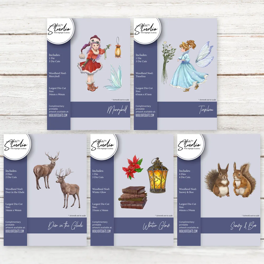 

2025 October Tattered Lace Santa Sidekicks Die Collection Dies Winter Glow Die Set DIY Scrapbooking Greeting Card Carft Molds