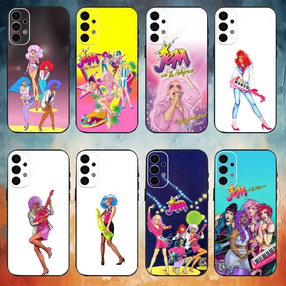 

J-Jem And The Holograms Phone Case For Samsung S25,S24,S21,S22,S23,S30,Ultra,S20,Plus,Fe,Note,10,9,5G Black Cover