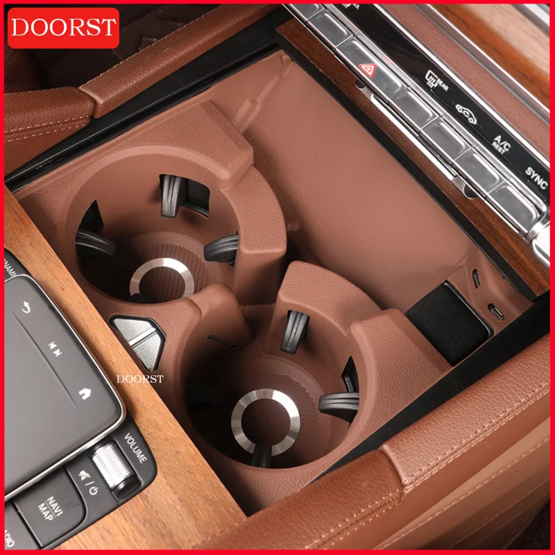 

For Mercedes Benz GLE GLS Class W167 X167 Central Control Water Cup Anti Slip Silicone Protective Pad Interior Accessories