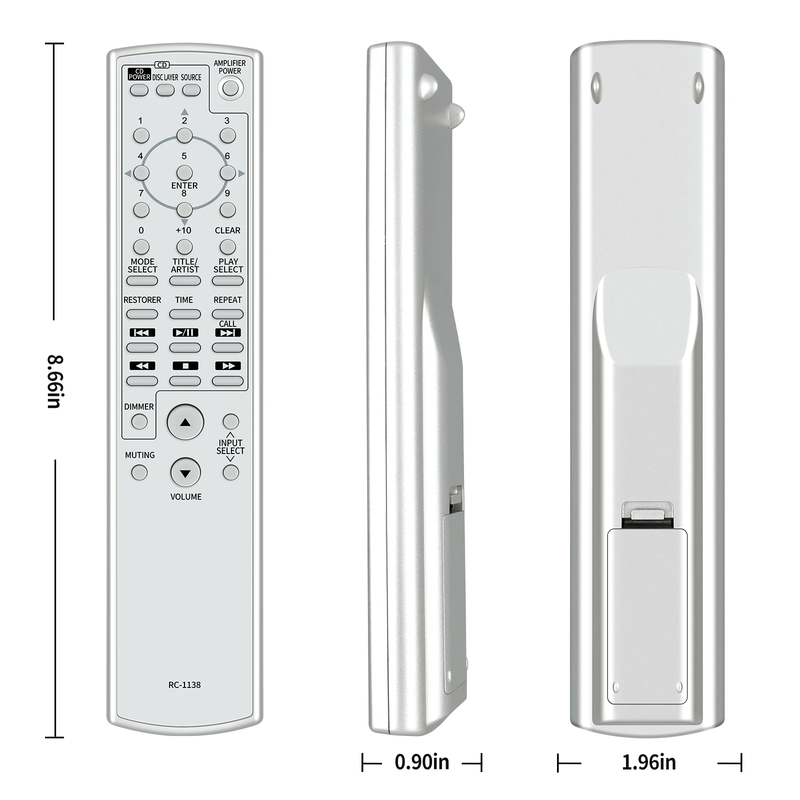 جهاز تحكم عن بعد RC-1138 جديد لنظام الصوت Denon DCD-2010AE PMA-A100 Hi-Fi