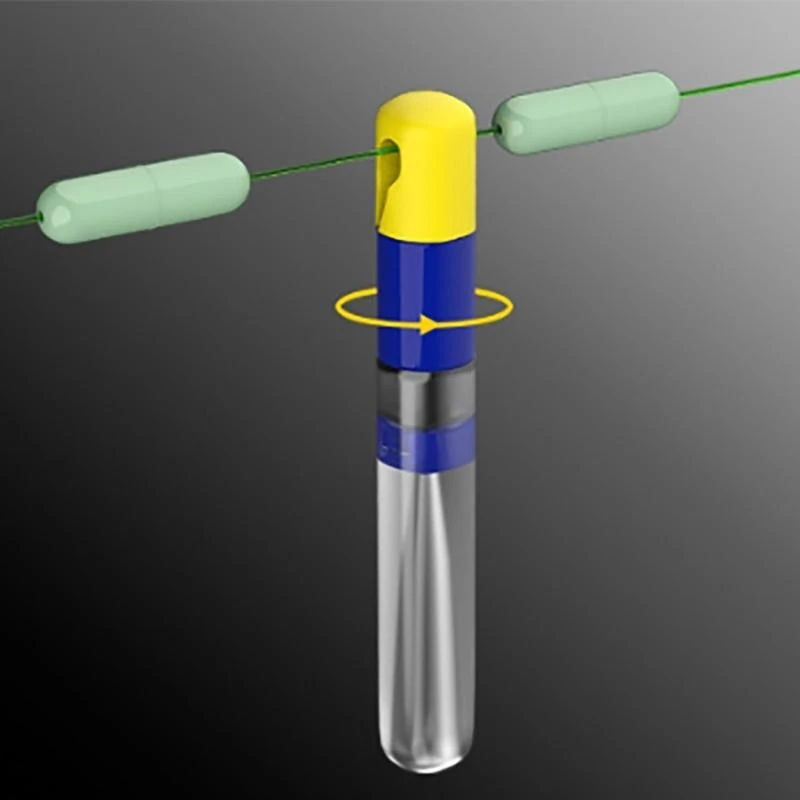 G7NF 4pcs السمك السيليكون تعويم التناوب أسماك تعويم الباقي حامل القابل للفصل #6