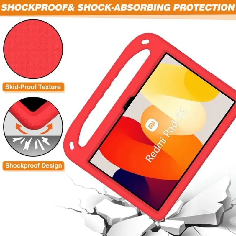 Funda EVA segura para Xiaomi Pad 6 Pro Pad 5 6 Redmi Pad 10,61 SE 11 2022, funda para tableta de cuerpo completo a prueba de golpes para niños con