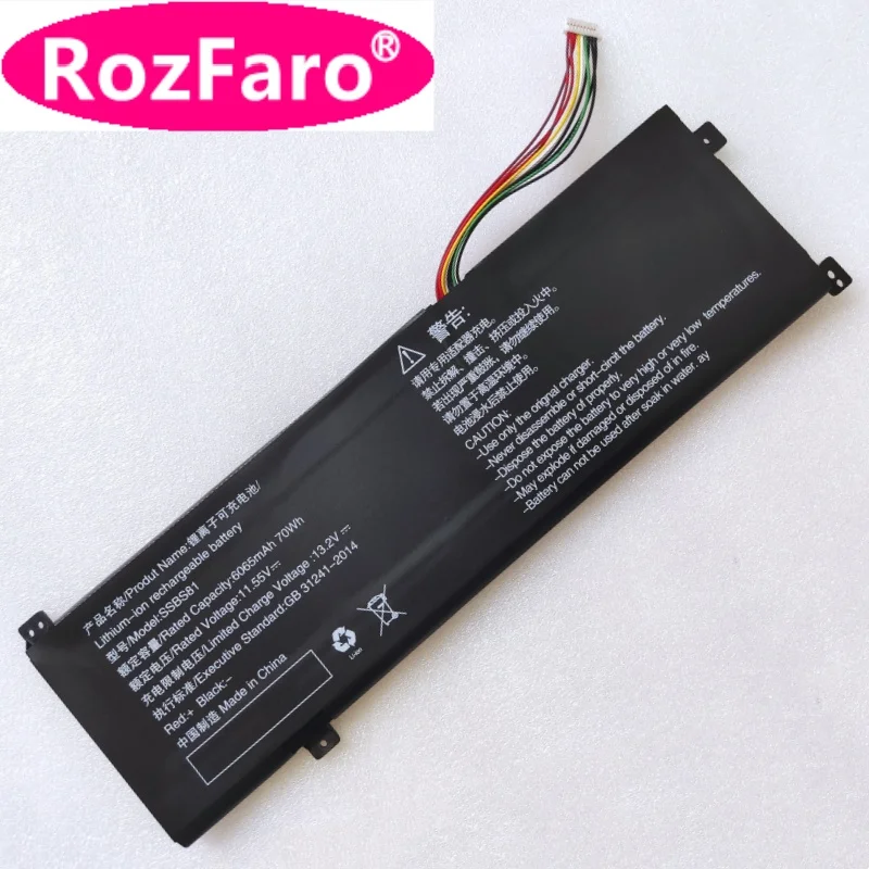 

For Machenike AWO-16 10-7CC6U SSBS81 Battery For ThunderBook 16 IGER Z1 16-12900H1 For Mechrevo Machcreator 16 PRO PLUS R7-6800H