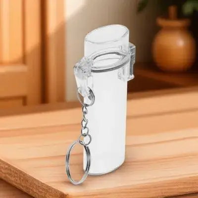 Funda para encendedor impermeable con llavero, soporte protector de viaje, funda organizadora de humo portátil para uso en exteriores, ligera