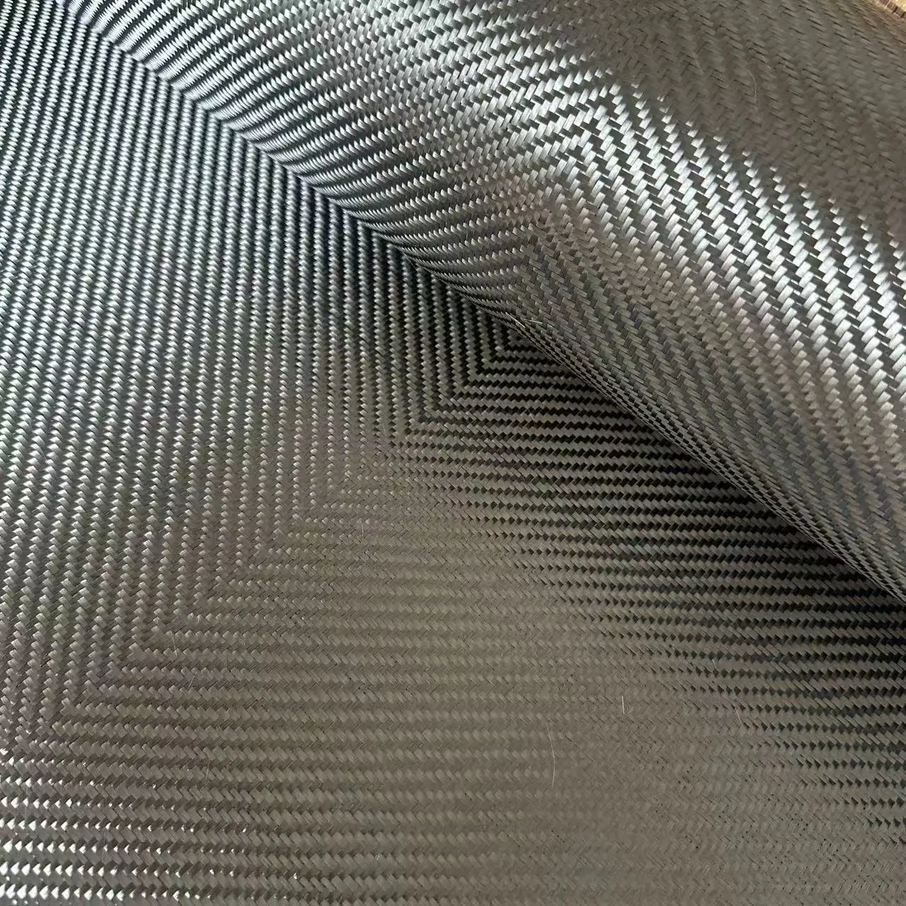 3k280g Diagonales V-förmiges Kohlefaser-Gewebe, reines Kohlefaser-Gewebe mit hoher Festigkeit und schönem Aussehen, Breite 50 cm (20 Zoll) – Detail 5