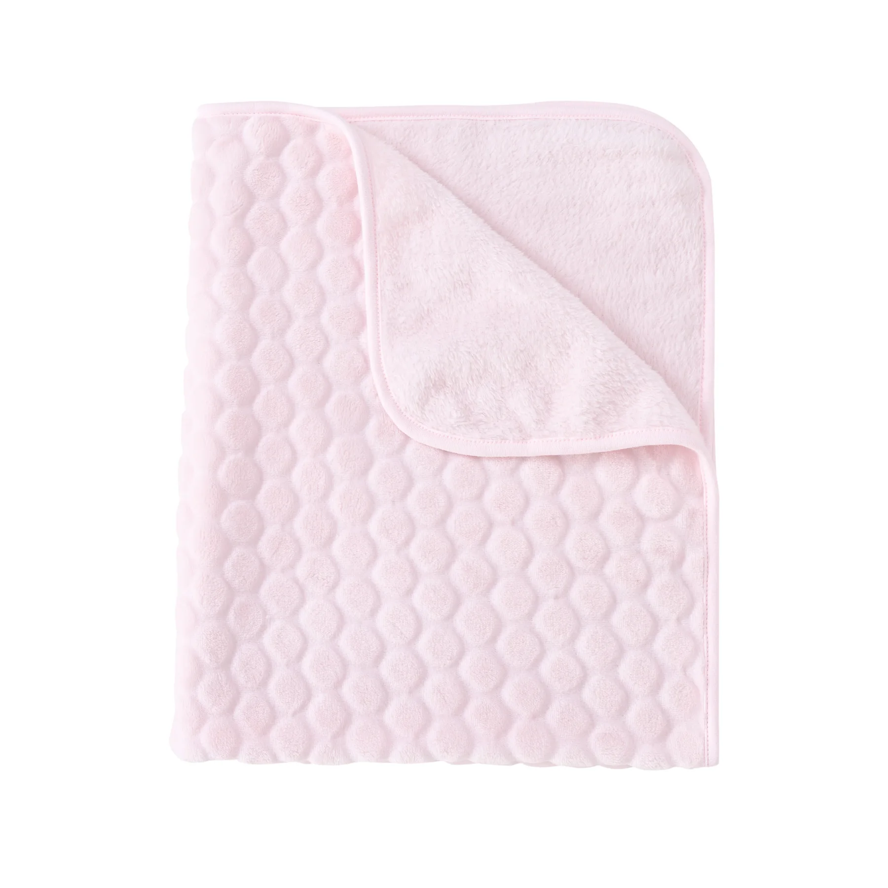 Manta cálida de doble capa para bebé y niña, envoltura térmica para recién nacido, Toalla de baño de lana suave, manta para cochecito de bebé, saco de dormir de 70x80cm