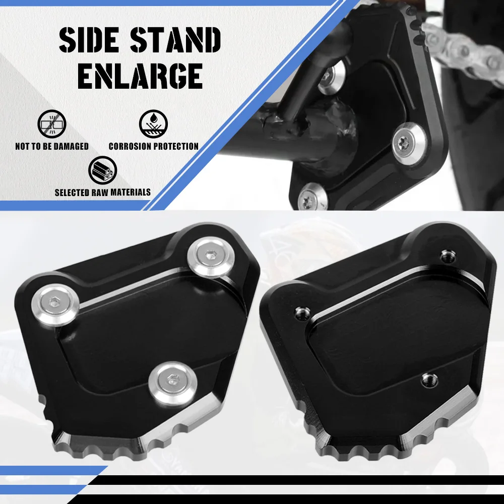 

For BMW F750GS F850GS Adventure F800 GS ADV 2018-2024 2023 Kickstand Foot Side Stand Extension Pad Support Plate Enlarge Stand