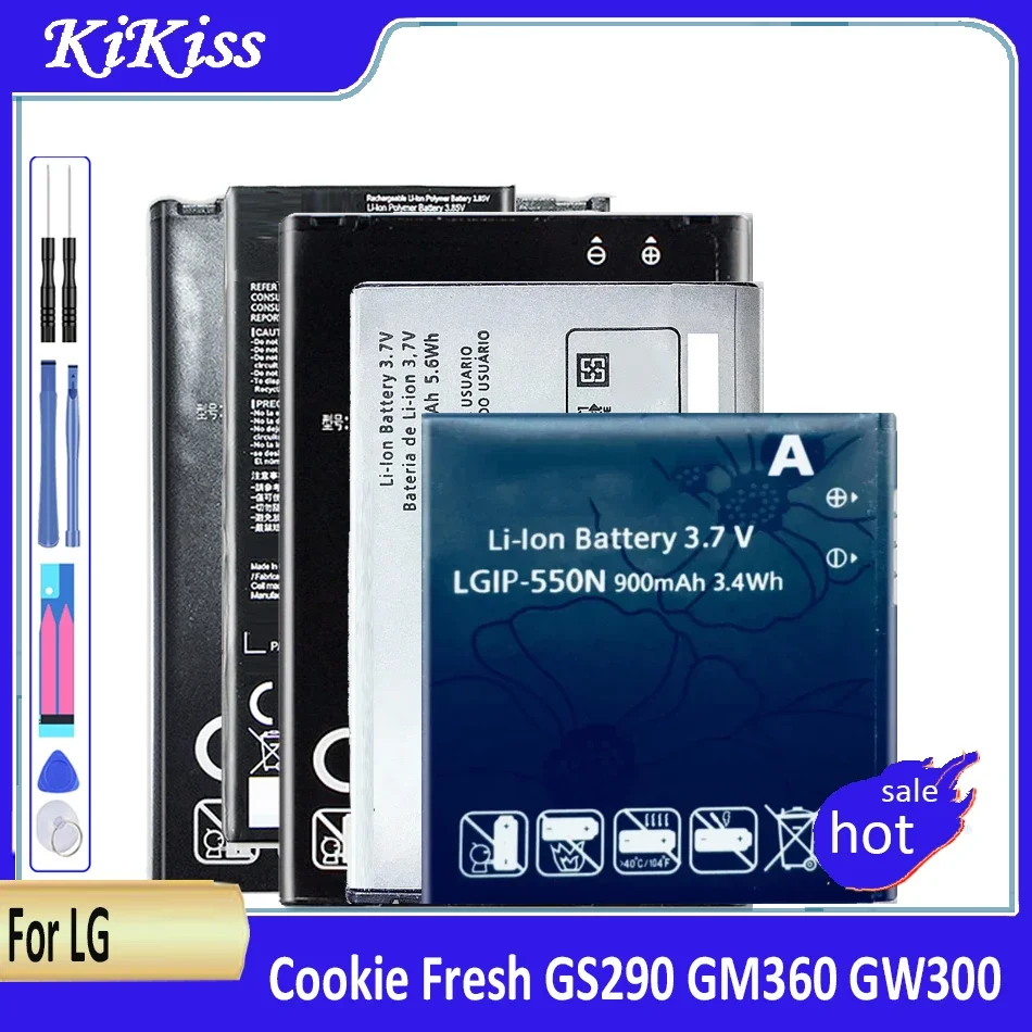 LGIP-430N LGIP-400N LGIP-531A LGIP-550N Аккумулятор для LG Cookie Fresh GS290 GM360 GW300 LX290 LX370 MT375 T375 A100