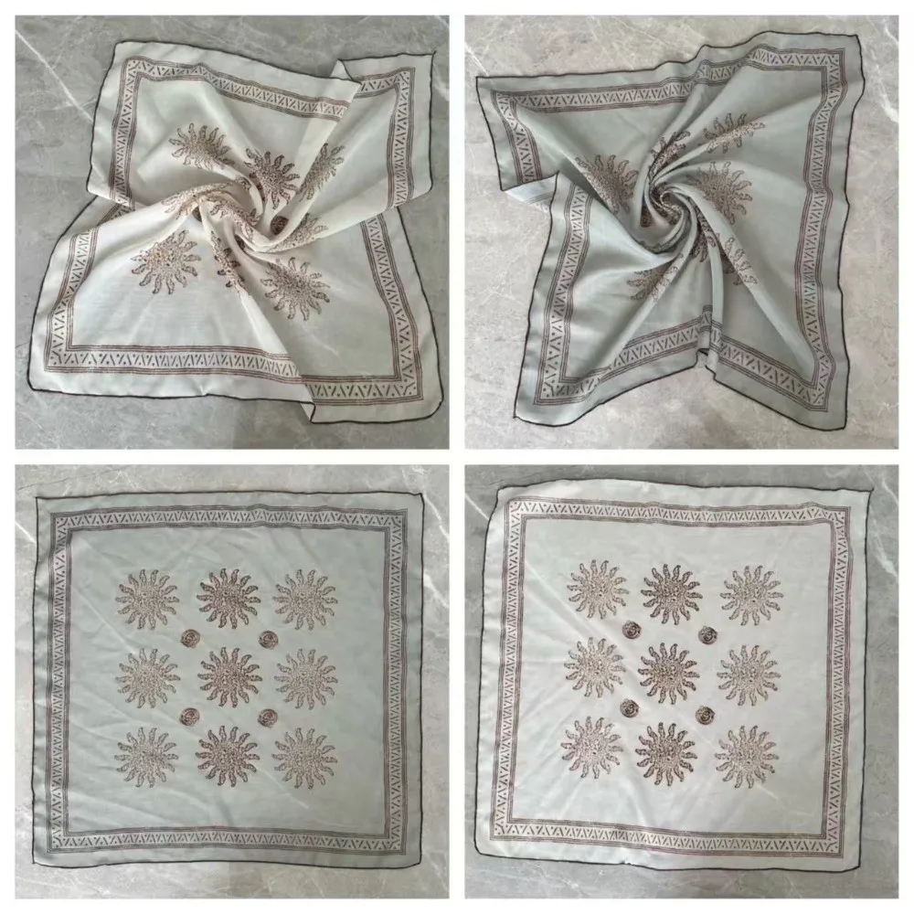 Headwear Flower Square Headscarf Y2K Hip Hop Print Hair Scarf Hair Band Headband Punk Bandana Girls view 5