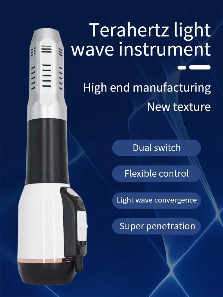 DS808 Blue Lightwave Crystal Quartz Glass Tube Terahertz Wellness Device THZ Pro Blow Physiotherapy Machine Health And Wellness