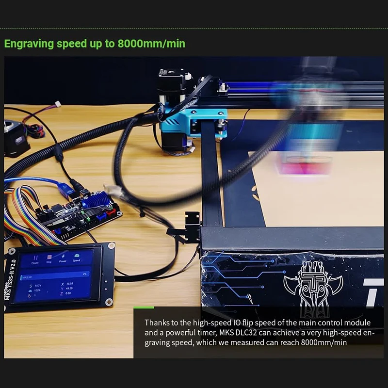 MKS DLC32 v2 32bits GRBL Offline Wifi Controller TS35-R LCD Display CNC3018 MAX PRO Zestawy modernizacyjne do grawerki laserowej CNC