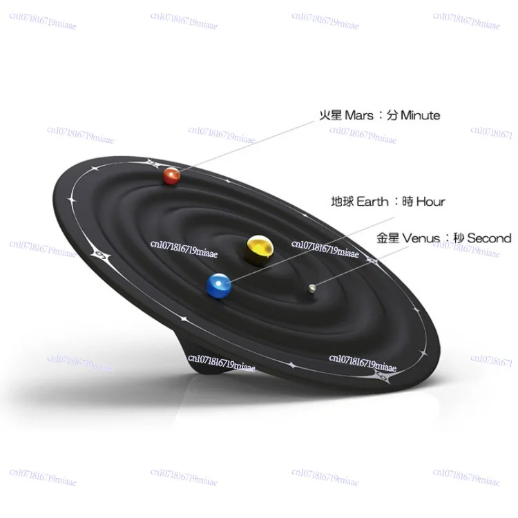 Creative Galaxy Magnetic Clock Decorative Wall Clock Wall Clock