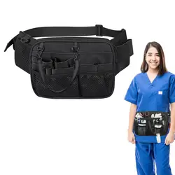 Nurse Fanny Pack Multi Pocket Waist Organizer Belt with Adjustable Waist Strap Nurse Waist Pouch Organizer Pouch Portable