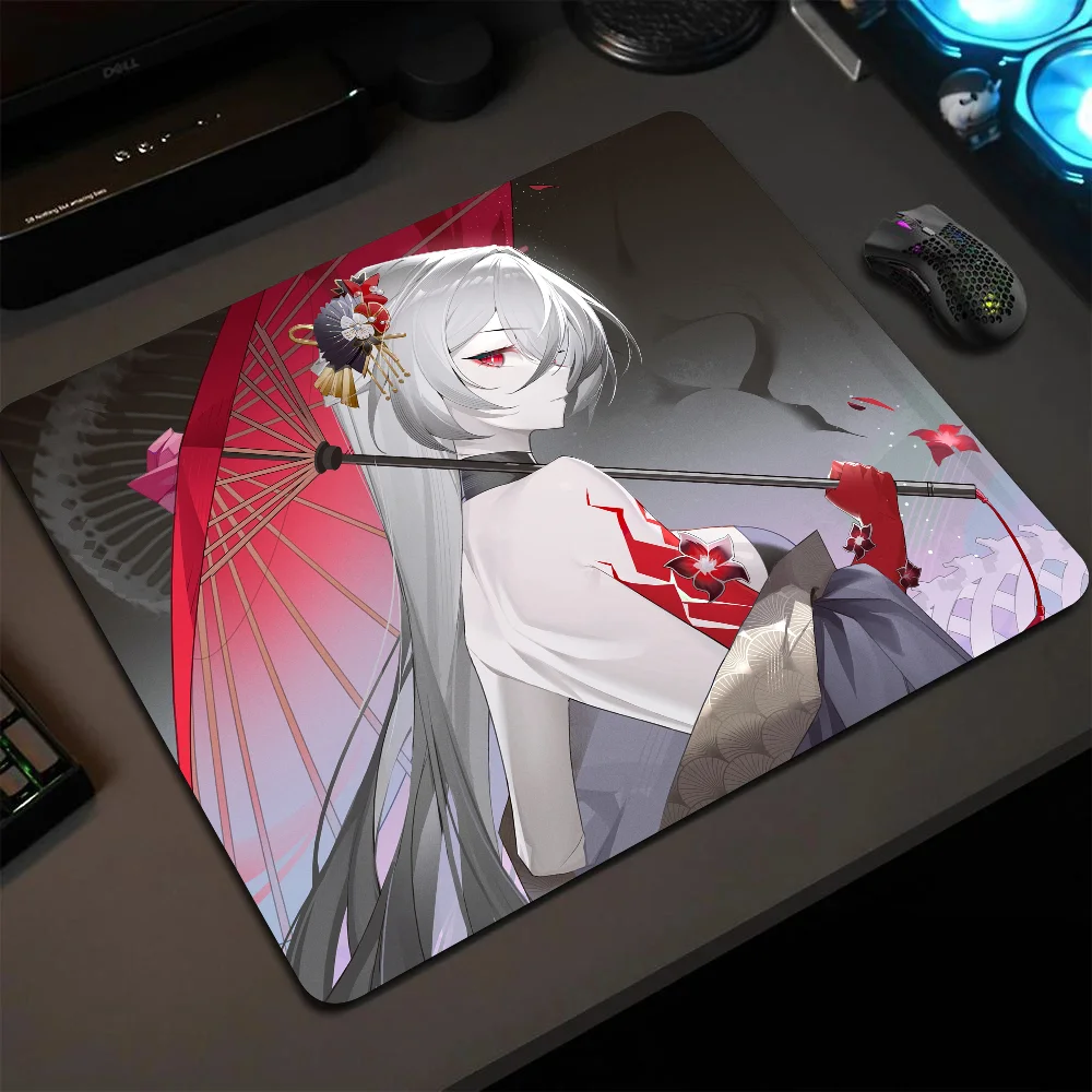 

Acheron Honkai Star Rail Impact Mousepad Small LockEdge Mouse Pad For Gamers Computer Desk Pad Rectangular Anti-slip Rubber