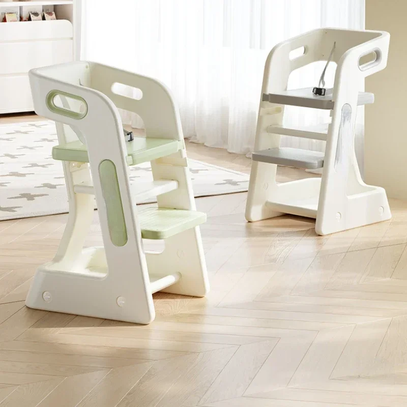 Children's minimalist home dining table and chair, baby learning and infant growth learning seat and chair