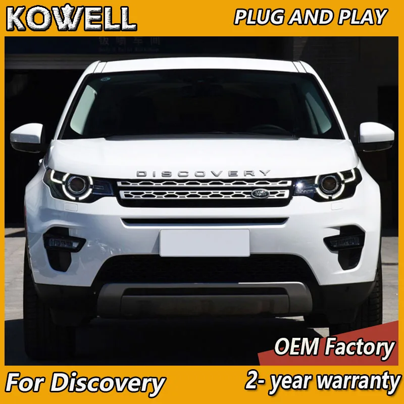 Car Styling for Land Rover Discovery Sport Headlight 2016-2018 Discovery Sport Head Light DRL Dynamic Turn Signal High Beam