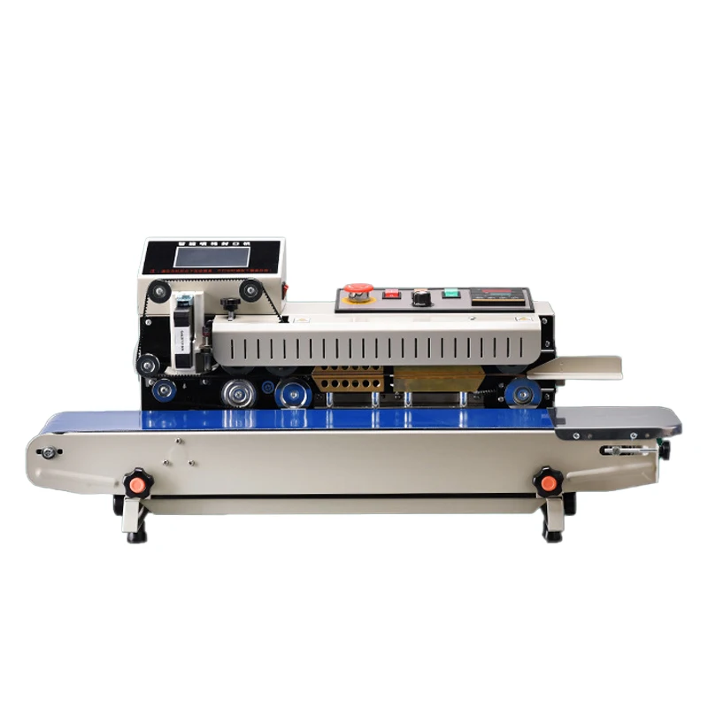 

Automatic Continuous Sealer Sachet Horizontal High-Performance Plastic Bag Aluminium Electric Heat Sealing Machine