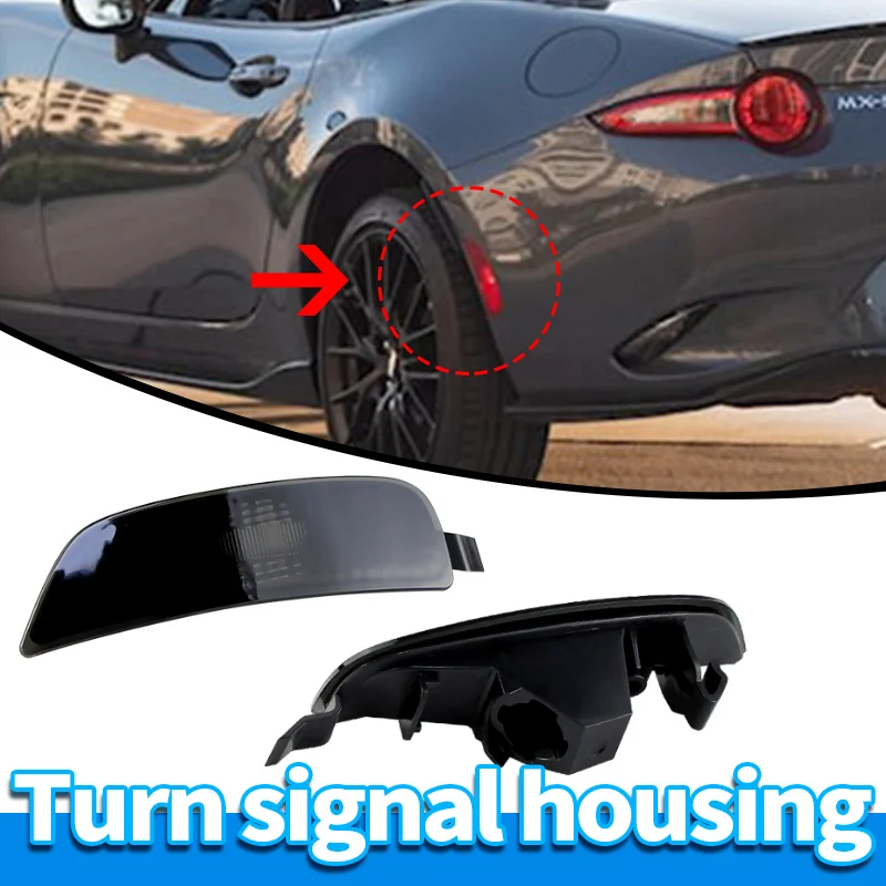 

Side Marker Turn Signal Light Housing FOR Mazda MX-5 Miata Club GS GT GX Grand Touring Sport Convertible 2-Door NA1J-51-5F0B