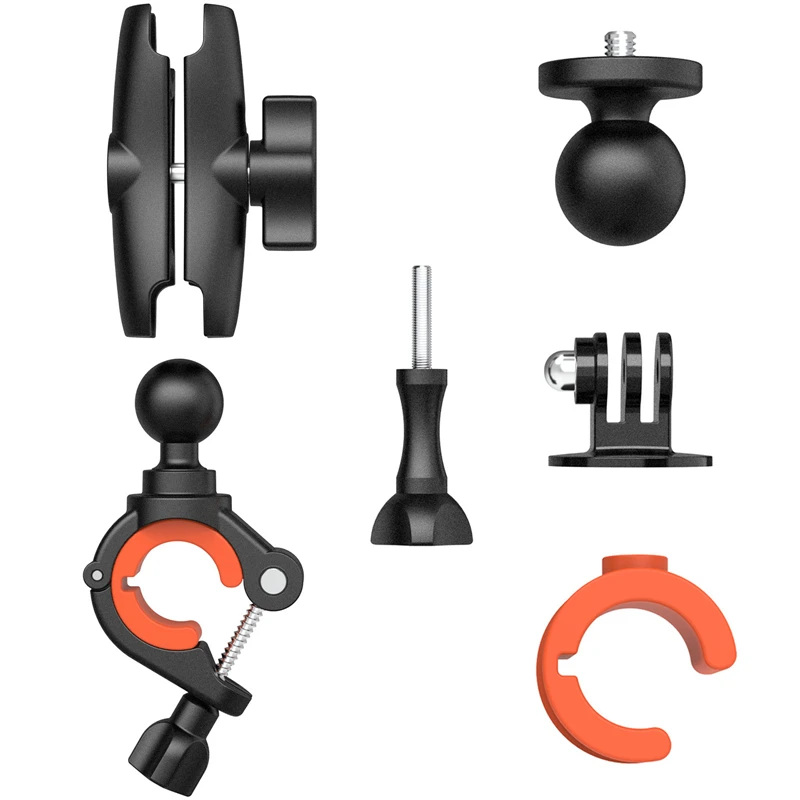 Camera Arm Motorcycle Fietsstuur Mount Voor Gopro Hero 10 9 Insta360 Een X2 Rs Sport Camera Verstelbare Klem accessoire
