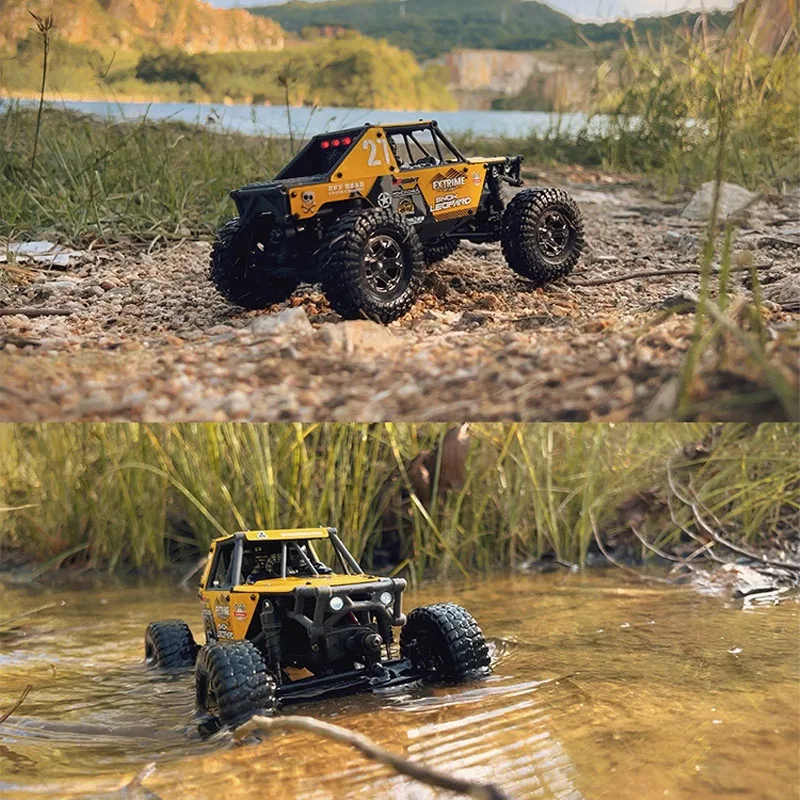 Udirc Ucx2405 1:24 Kendaraan RC Profesional Multi Play Remote Control Brushless Snow Leopard Kecepatan Variabel Mendaki Off Road