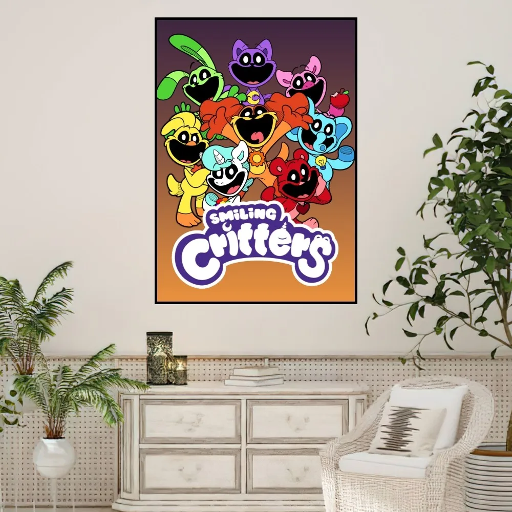 Game S-Smiling C-Critters P Poster Prints Wall Sticker Painting Bedroom Living Room Decoration Office Home Self Adhesive