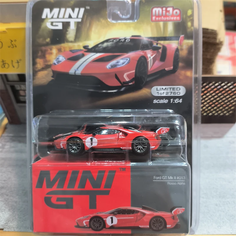 

TSM MINIGT 1/64 # 603 Ford GT MK II #013 Rosso Alpha Die-cast alloy car model collection display gifts