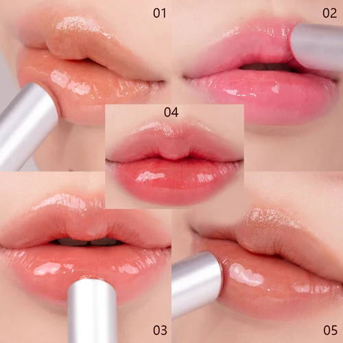 Imagen 2 del producto Rom&nd BALM DE MELTING GLASTING (01-09), tacto suave, acabado brillante no pegajoso, Fresh Start, colección festiva, K-Beauty, maquillaje coreano