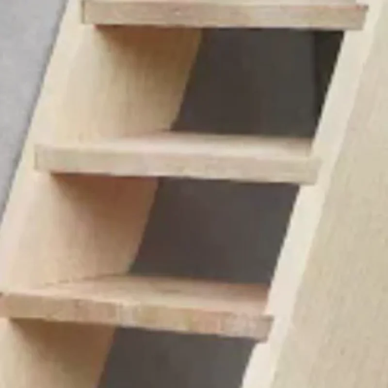 1/12 Poppenhuis Trap Ladder Poppenhuis Trap Model Poppenhuis Miniatuur Meubels Accessoires Fantasiespel Speelgoed