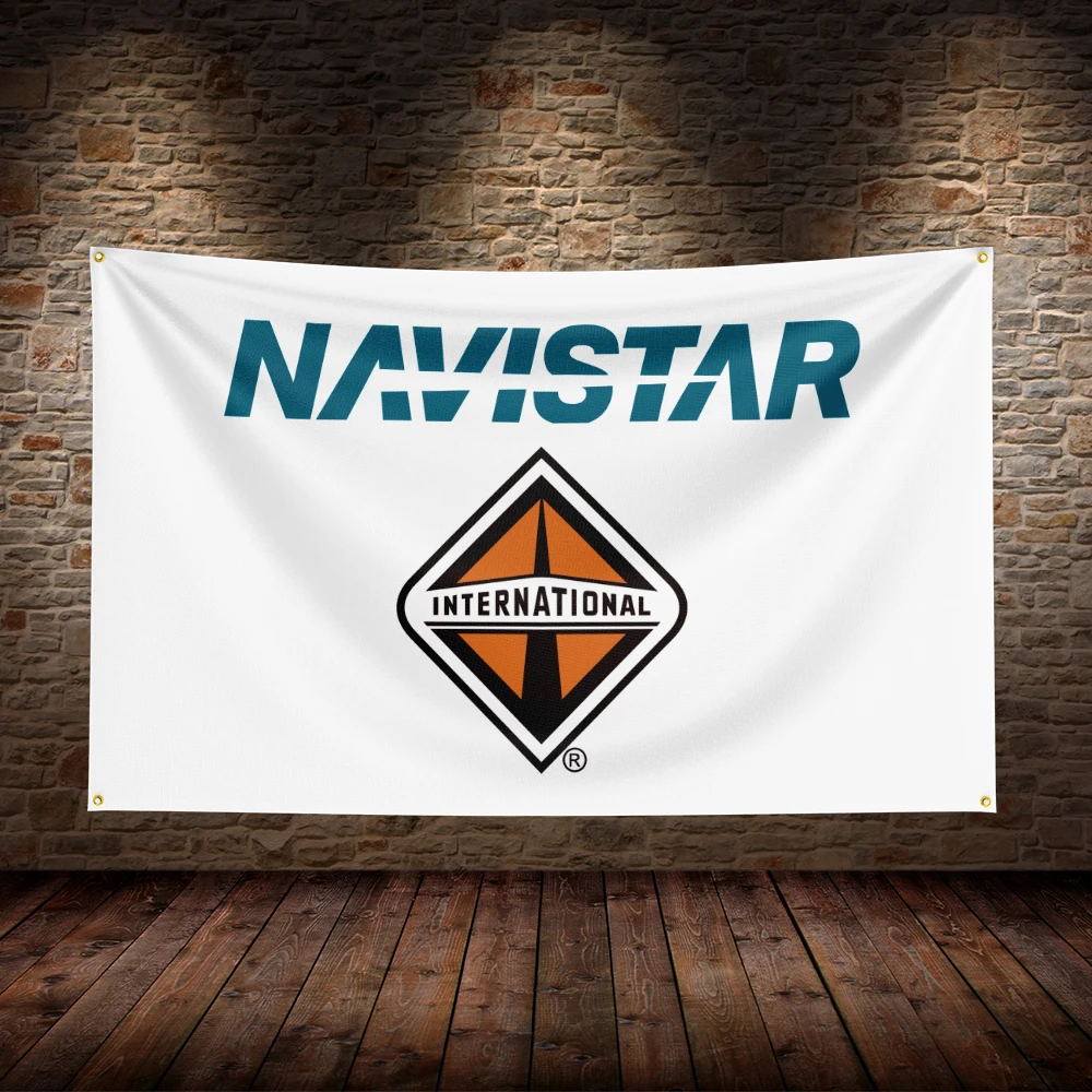 

3x5 Ft N-Navistars Flag Polyester Printed Car Flags for Room Garage Decor