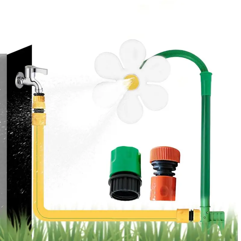 

Outdoor Sprinkler For Kids Crazy Yard Water Sprinkler Funny Sunflowers Dance Sprayer Flower Water Fountain Irrigation Tool For