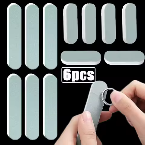 1/3/6pcs Silver Ring Polishing Strips for Bracelet Necklace Jewelry Tool Nail File Friction Polishing Double-sided Jewelry Tools