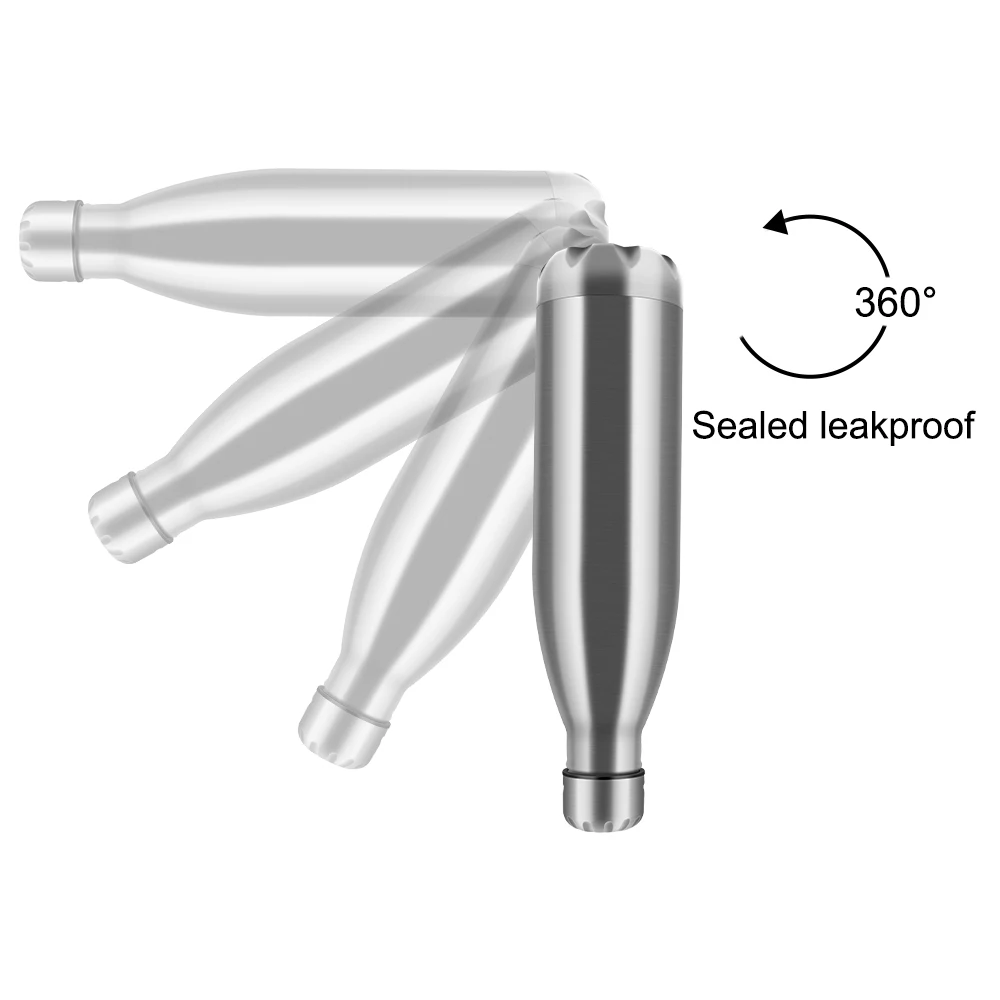 Single Wall Water Bottle 500ML 750ML 1000ML Outdoor Travel Sports Drink Bottles Water Cola Bottle Stainless Steel