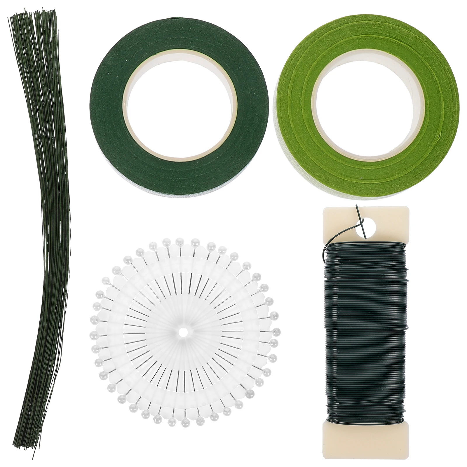 

Floral Tool Set Stems Wire for Paper Flower Arranging Tape Stamens Crafts Making Supplies Wires Decorative Arrangements
