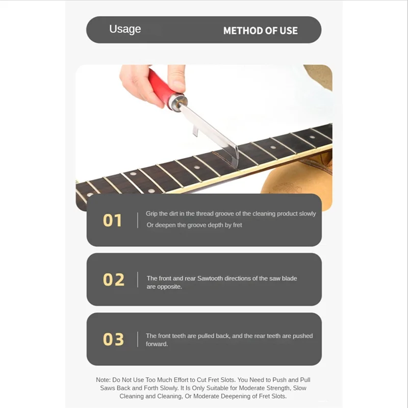 Инструмент для чистки гитары, шлицевое отверстие, гитарный лад, гайка, седло, пила для чистки гитары, аксессуары для гитары