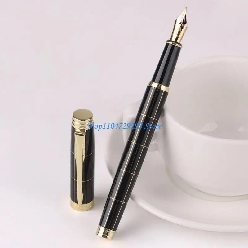 

Y2GD Luxury Men's Fountain Pen 0.5mm Nib Business Writing Signing Pens Office Stationery