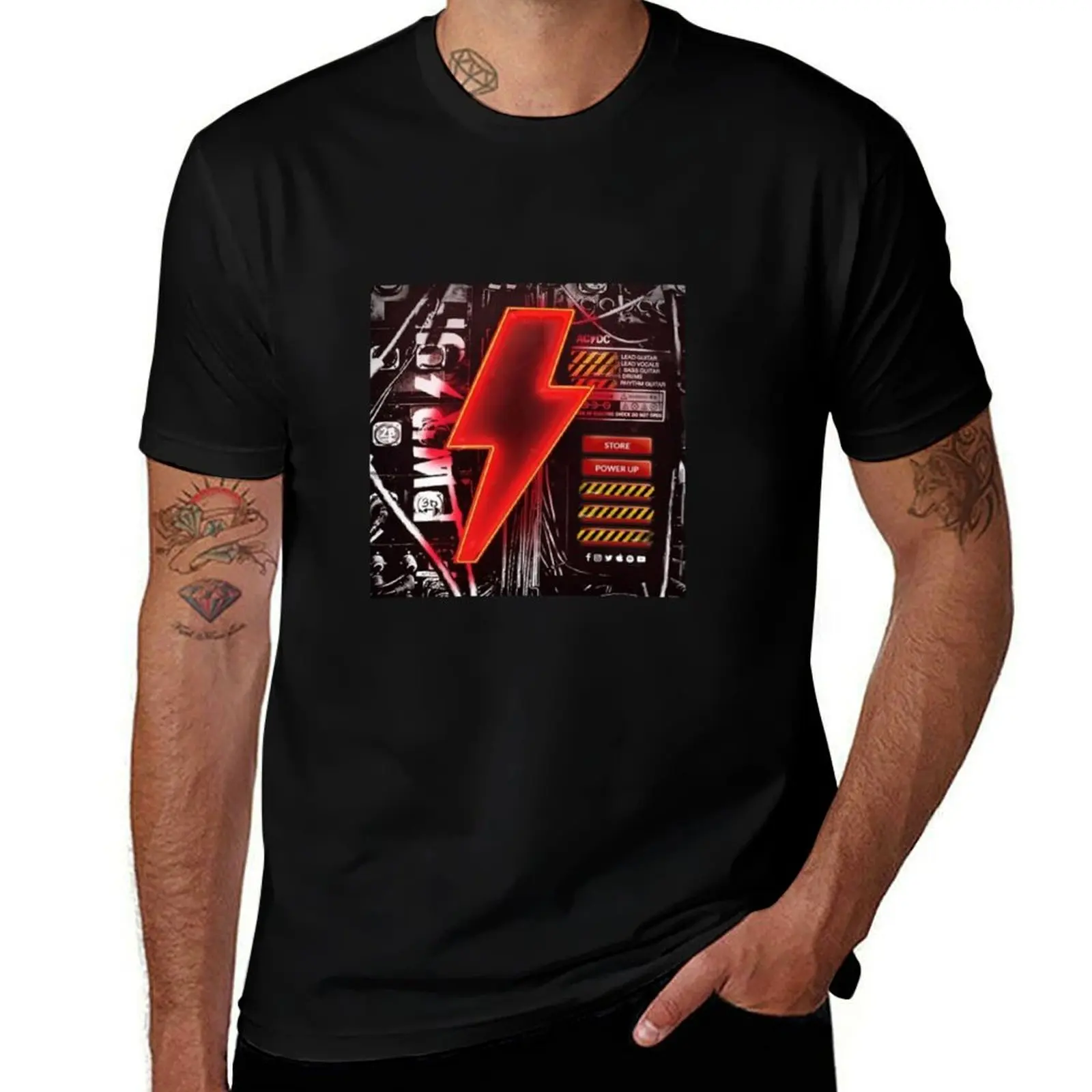 

ACDC Power Up T-Shirt new edition heavyweights kawaii clothes oversizeds mens designer clothes