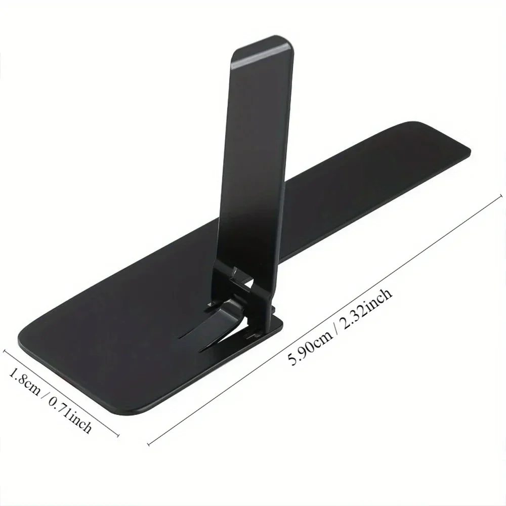 2 PC Ultra Thin Phone Holder Stand Desktop Mini Lazy Cellphone Mount For iPhone 16-12 Samsung Xiaomi Foldable Smartphone Bracket