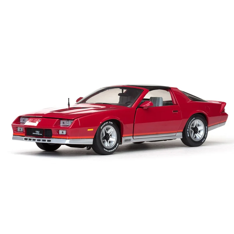 Diecast 1:18 Scale Camaro Sedan Simulation Alloy Car Model Static Display Collectible Toy Gift Souvenir Decration