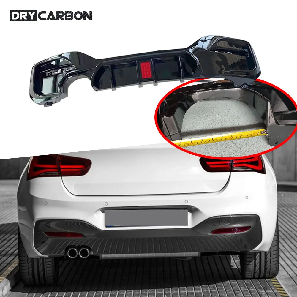 

for BMW 1 Series F20 M Sport M135i M140i 2016 2017 2018 Car Accessories ABS Car Rear Bumper Diffuser Lip Spoiler Bodykits