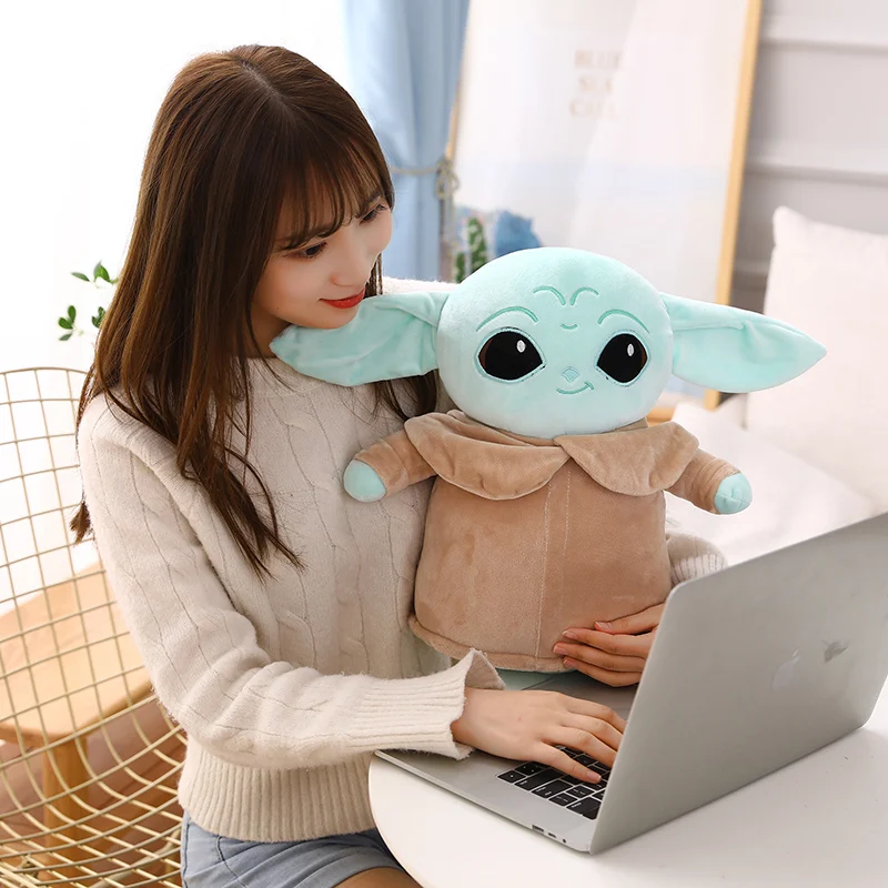 Disney Baby Yoda pluszowa zabawka mistrz kosmici wypchane Anime gwiezdne wojny lalki dla dzieci wypełnić zabawkę Kawaii gwiezdne wojny mistrz Yoda