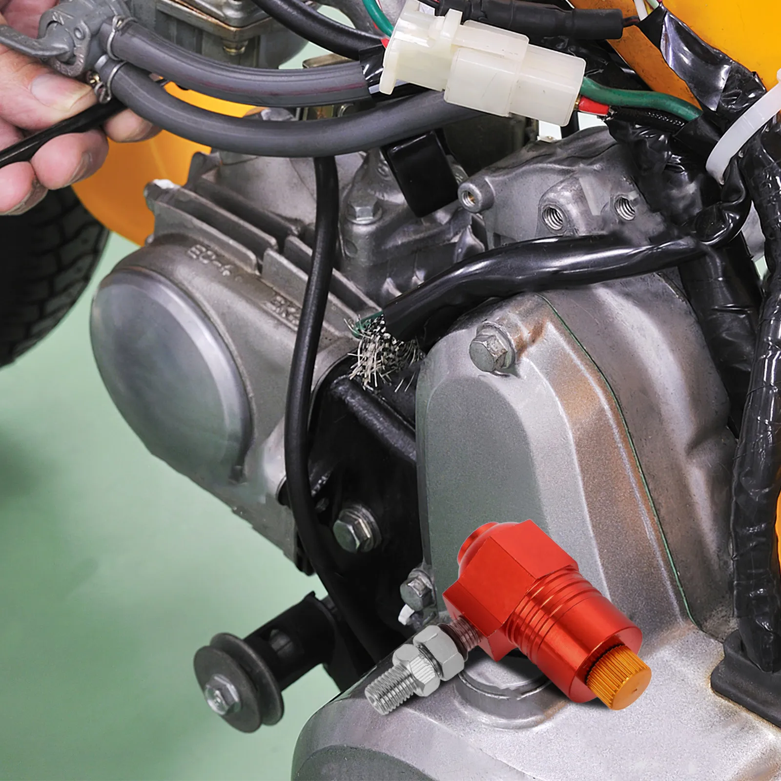 ABS Pump Motorcycle Disc Brake Lock Hydraulic System Scooter Mechanical Brake Caliper Bolt Screws Bleeding Kit Repair Tool - view 5